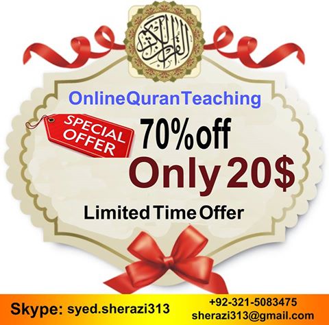 discount offer online quran teaching